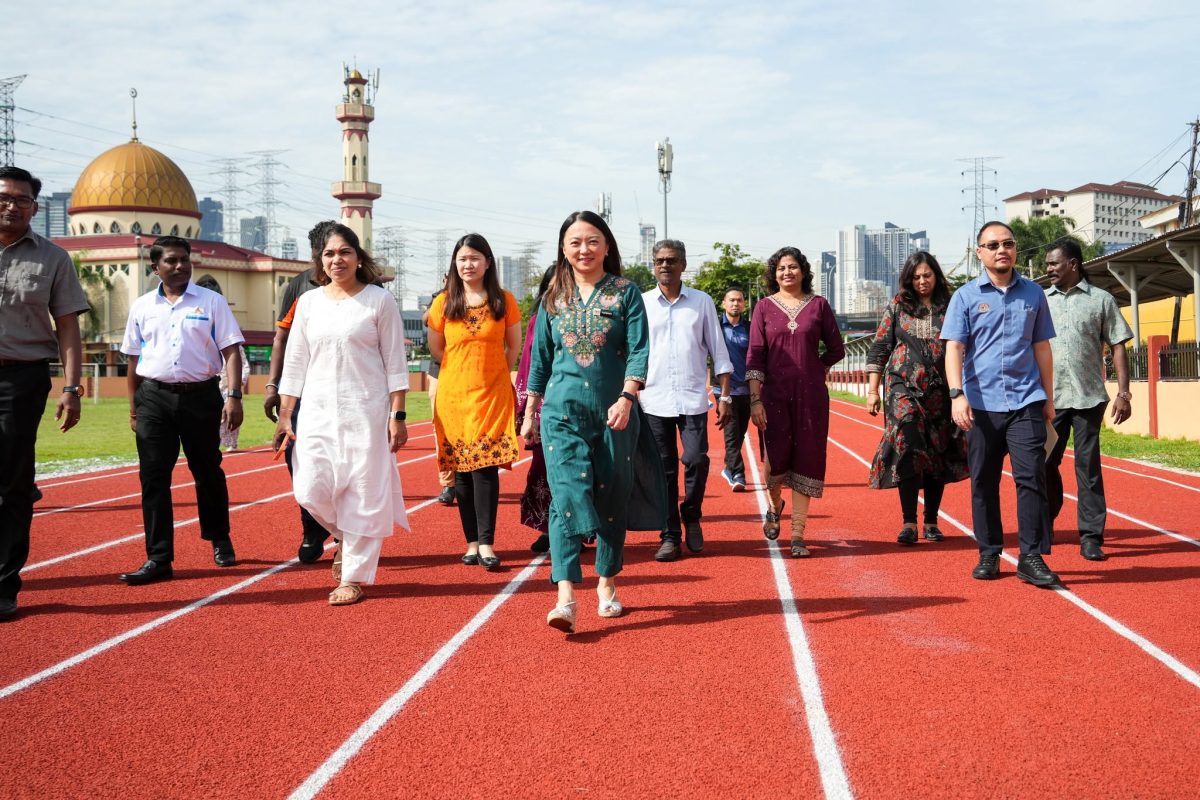 Segambut Tamil school gets running track – Thanks to MP Hannah Yeoh!